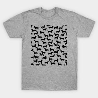 Dachshunds Black T-Shirt